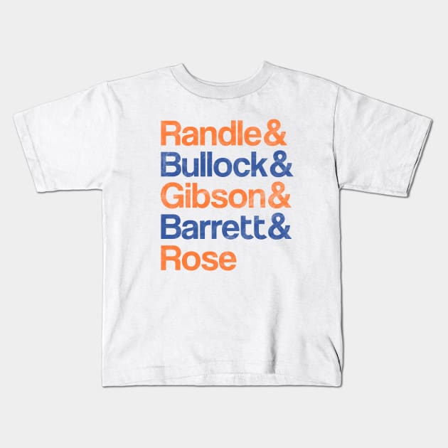 New York Basketball 2021 Team, Knicks Playoffs Hope Kids T-Shirt by BooTeeQue